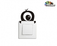 استیکر کلید و پریز تک چشم eye wallstickersکد h2142