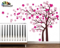 استیکر درخت و شکوفهtrees,blooms wallstickers کد h048