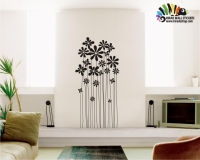 استیکر گل نیلوفرLilies wallstickers کد h086