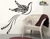 استیکر دیواری حیوانات ایرانی و سنتی پرنده افسانه ای و اساطیری ایران سیمرغ یا ققنوس The Legendary Bird Phoenix Wallstickers کد h346