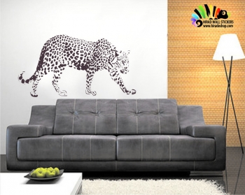  استیکر و برچسب دیواری پلنگ TIGER WALL STICKERS کد h041