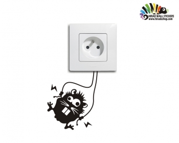 برچسب و استیکر کلید و پریز موش Switches and Socketsکد h2075