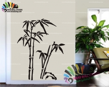 استیکر دیواری گل و گیاه بامبو Bamboo Wallstickers کد h1290