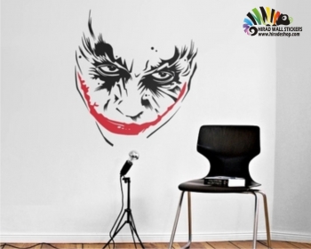 استیکر و برچسب دیواری جوکر joker wall stickers کد h156