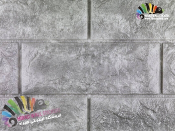 دیوارپوش فومی پشت چسبدار طرح آجر خاکستری طوسی کد FB-Silver Gray