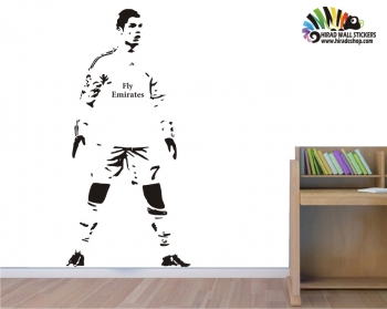 استیکر دیواری کریستین رونالدو cristian ronaldo wallstickers کد h085