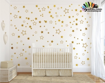 استیکر ستاره اتاق کودک star wallstickers کد h431