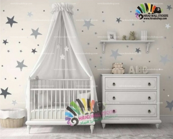 استیکر دیواری اتاق کودک پک ستاره ها Stars Pack Wallstickers کد h557