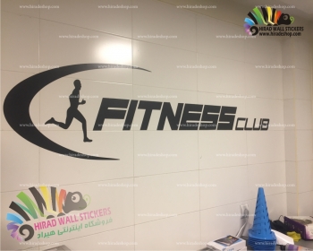استیکر فیتنس کلاب fitness club wall stickers کد h918