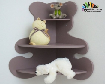 شلف دیواری طرح خرس bear shelf کدhacs005