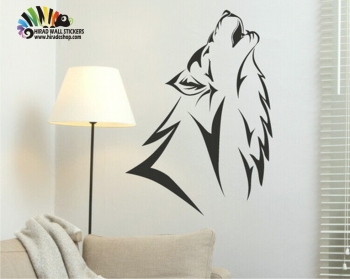 برچسب دیواری گرگ wolf wall stickersکد h399