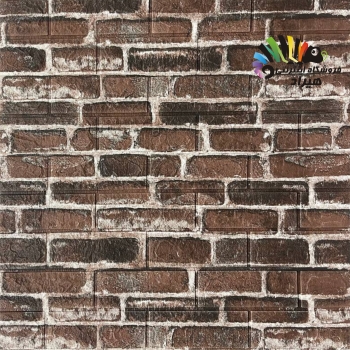 دیوار پوش فومی پشت چسبدار ایرانی طرح آجر کد m141
