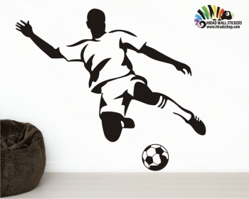  استیکر و  برچسب دیواری فوتبال football wall stickers کد h264