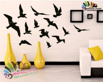 استیکر و برچسب دیواری طرح پرنده ، birds کد h1366