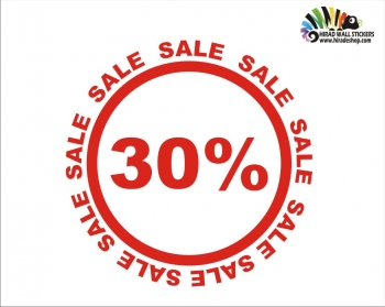 برچسب و استیکر حراج sale wallstickers کد h2047