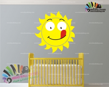 استیکر دیواری اتاق کودک خورشید Sun Wallstickers کد h701