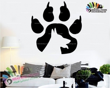 استیکر و برچسب دیواری حیوانات پت شاپ سگ Pet Shop Dog Design Wallstickers کدh1011