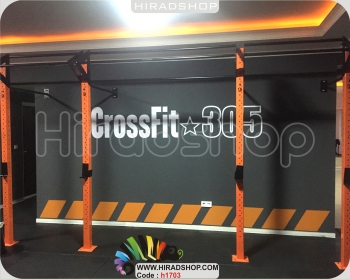 استیکر و برچسب دیواری باشگاه بدنسازی کراس فیت crossfit wallstickers کد h1703