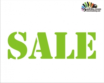 برچسب و استیکر حراج sale wallstickers کد h2218
