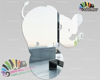 آینه دکوراتیو اتاق کودک فیل کد hpa091