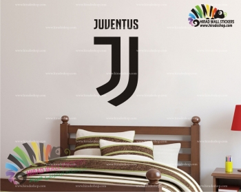 استیکر دیواری ورزشی آرم و لوگو باشگاه ورزشی یوونتوس Juventus F.C. Wallstickers کد h1008
