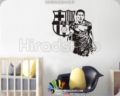 استیکر و برچسب دیواری مسی messi wallstickers کد 1658