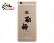 استیکر موبایل رد پا foot print wallstickersکد h2414