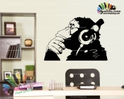 استیکر دیواری پسرانه گوریل Gorilla Wallstickers کد h1152
