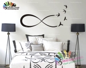 استیکر دیواری علائم و نشانه‌ها علامت بی‌نهایت Infinity Wallstickers کد h1151