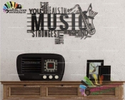 استیکر و برچسب دیواری نت و موسیقی ساکسیفون Saxophone Wallstickers کد h1198
