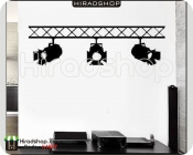 استیکر و برچسب دیواری گوشی پزشکی stethoscope wallsticker کد h1907