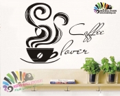 استیکر و برچسب دیواری قهوه،کافه و کافی شاپ cafe، coffe shop wallsticker کد h916
