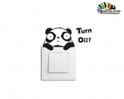 استیکر کلید و پریزپاندا  panda wallstickersکد h2186
