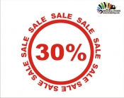 برچسب و استیکر حراج sale wallstickers کد h2047