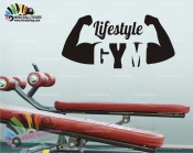 استیکر و برچسب بدنسازی و بازو جیم، body building wall stickers  کد h741