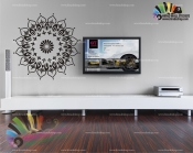 استیکر دیواری مراقبه ماندالا Mandala Meditation Wallstickers کد h1161