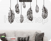 استیکر و برچسب دیواری پرfeather wallstickers کد h1919