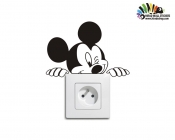 استیکر کلید و پریز میکی موس mickey mouse wallstickers کد h2134
