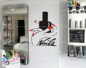 استیکر و برچسب دیواری کاشت ناخن و لاک nails wallsticker کد h1615 