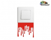 برچسب کلید و پریز شره رنگ Switches and Sockets wallstickersکد h2115