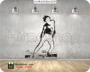 استیکر و برچسب دیواری حرکات موزون dancer wallsticker کدh1821