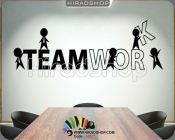 استیکر و برچسب دیواری اداری انگیزشی موفقیت team work کد h1704