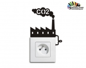 استیکر کلید و پریز کارخانه factory wallstickers کد h2168